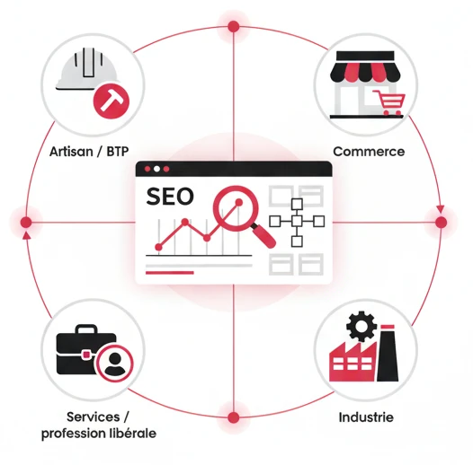 Stratégie SEO locale dans les Ardennes pour entreprises et artisans
